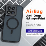 For Xiaomi 17 Max Magnetic Case TPU + PC Matte Skin Touch Phone Cover