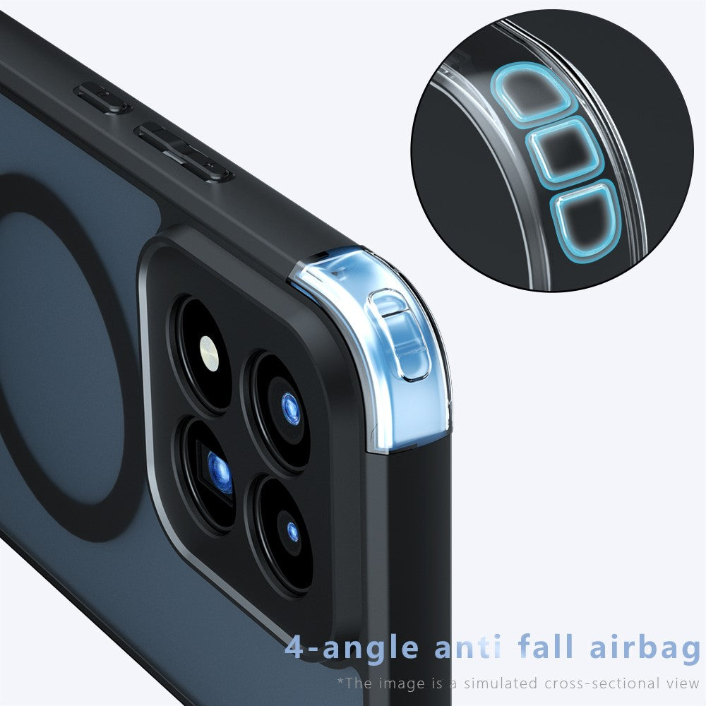 For Xiaomi 17 Max Magnetic Case TPU + PC Matte Skin Touch Phone Cover