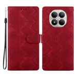For Xiaomi Redmi Note 15 Pro+ 5G (Global)  /  Poco M8 Pro 5G Wallet Case Imprinted Ethnic Pattern Leather Phone Cover with Wrist Strap