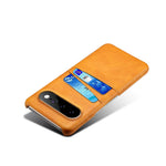 For Google Pixel 11 Pro XL Case Dual Card Slots PU Leather + Hard PC Phone Cover