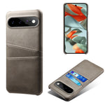 For Google Pixel 11 Pro XL Case Dual Card Slots PU Leather + Hard PC Phone Cover