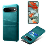 For Google Pixel 11 Pro XL Case Dual Card Slots PU Leather + Hard PC Phone Cover
