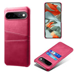 For Google Pixel 11 Pro XL Case Dual Card Slots PU Leather + Hard PC Phone Cover
