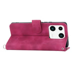 Shoulder Bag Phone Case for Xiaomi 13 Pro 5G, Wallet Function Skin-touch Feeling Imprinted Flowers Stand Leather Wristlet Pouch