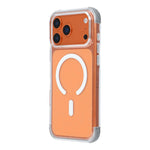 X-LEVEL til iPhone 18 Pro Max / 17 Pro Max Magnetisk Cover, Glitter Krystalklar PC Stødsikker Telefoncover