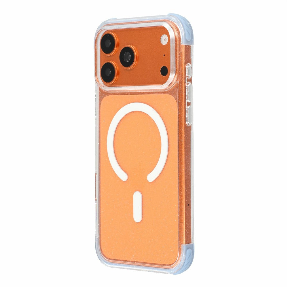 X-LEVEL til iPhone 18 Pro Max / 17 Pro Max Magnetisk Cover, Glitter Krystalklar PC Stødsikker Telefoncover