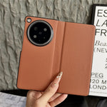 For Oppo Find N6 5G Case Simple Design Shockproof PU + PC Phone Back Cover
