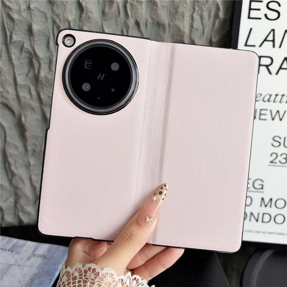 For Oppo Find N6 5G Case Simple Design Shockproof PU + PC Phone Back Cover