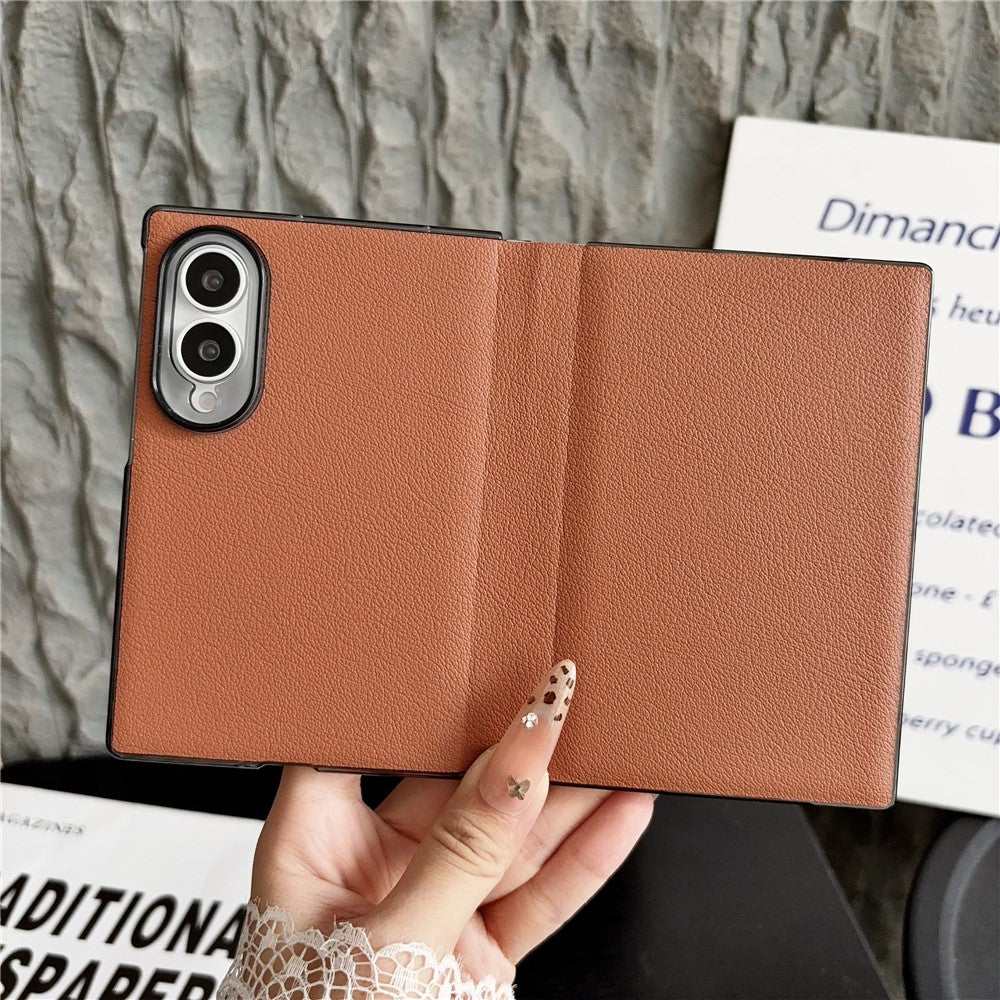 For Samsung Galaxy Z Fold8 Case Simple Design Shockproof PU + PC Phone Back Cover