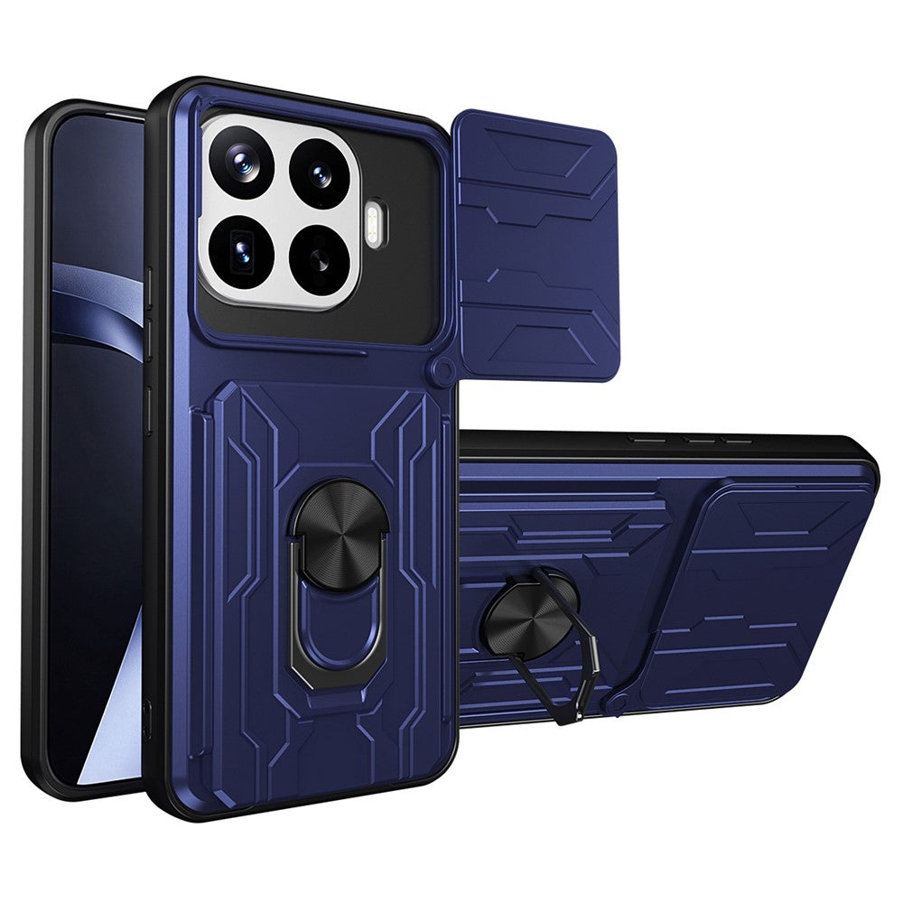 Xiaomi 17T-skal PC + TPU-stativ mobilskal med kamerareglage