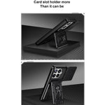 For Xiaomi 17T Pro Case PC + TPU Kickstand Phone Back Cover with Camera Slider