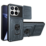 For Xiaomi 17T Pro Case PC + TPU Kickstand Phone Back Cover with Camera Slider