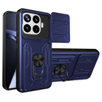 For Xiaomi 17T Pro Case PC + TPU Kickstand Phone Back Cover with Camera Slider