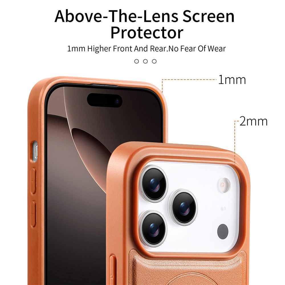 CASENEO For iPhone 18 Pro Max / 17 Pro Max Magnetic Case Wristband PU Leather + PC Shockproof Phone Cover
