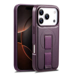 CASENEO For iPhone 18 Pro Max / 17 Pro Max Magnetic Case Wristband PU Leather + PC Shockproof Phone Cover
