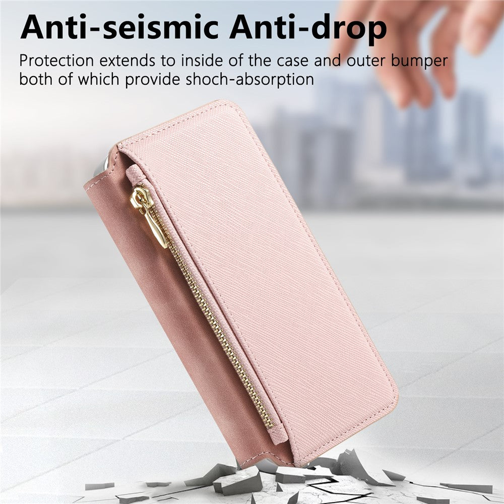 For Samsung Galaxy A37 5G Magnetic Case Detachable 2 in 1 Flip Wallet Leather Phone Cover with Suction Cup
