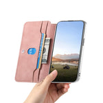 For Samsung Galaxy S25+ Magnetic Case Detachable 2 in 1 Flip Wallet Leather Phone Cover with Suction Cup
