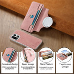 For OnePlus 15 5G Magnetic Case Detachable 2 in 1 Flip Wallet Leather Phone Cover with Suction Cup