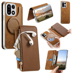 For OnePlus 15 5G Magnetic Case Detachable 2 in 1 Flip Wallet Leather Phone Cover with Suction Cup