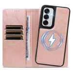 For Samsung Galaxy S24 / Galaxy S25 Magnetic Case Detachable 2 in 1 Leather Wallet Phone Cover