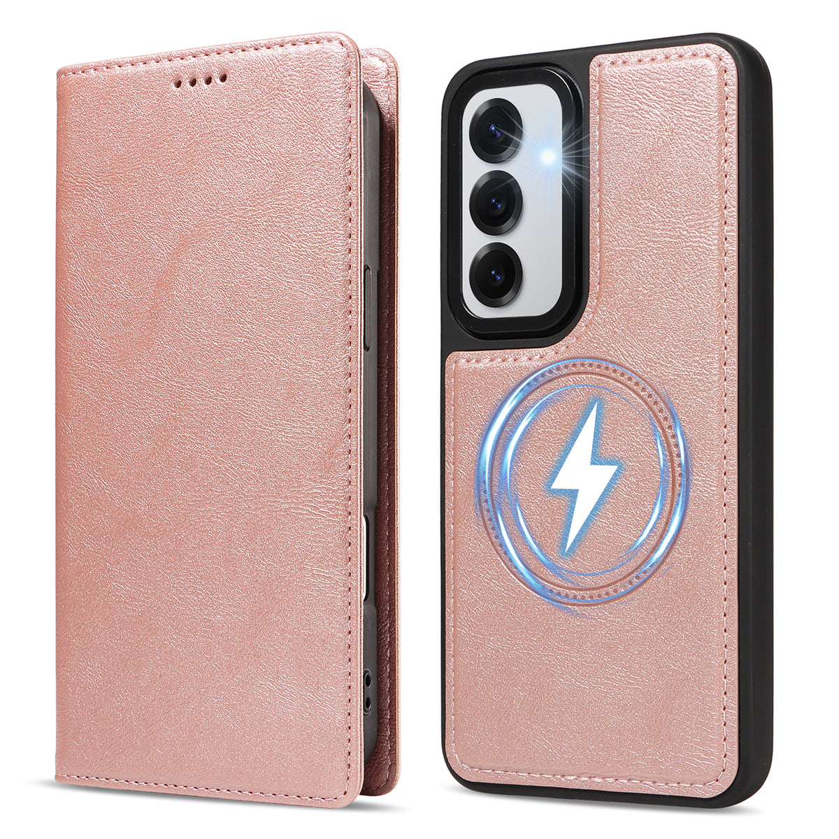 For Samsung Galaxy S24 / Galaxy S25 Magnetic Case Detachable 2 in 1 Leather Wallet Phone Cover