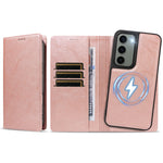For Samsung Galaxy S23 Magnetic Case Detachable 2 in 1 Leather Wallet Phone Cover