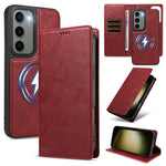 For Samsung Galaxy S23 Magnetic Case Detachable 2 in 1 Leather Wallet Phone Cover