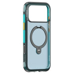 TORRAS Ostand Q3 Air Series til iPhone 18 Pro / 17 Pro Cover Stødsikkert PC + TPU Telefoncover med Støttefod