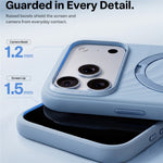 TORRAS Ostand Q3 Silicone Wind Series for iPhone 18 Pro / 17 Pro Magnetic Case Rotating Kickstand Liquid Silicone + PC Phone Cover