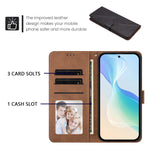 For iPhone 16 Case Diamond Stitch PU Leather Wallet Flip Phone Cover with Wrist Strap