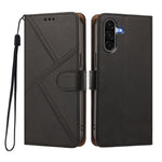 For Samsung Galaxy A17 4G / Galaxy A26 5G / Galaxy A18 4G / Galaxy A18 5G / Galaxy A17 5G Case Diamond Stitch PU Leather Wallet Flip Phone Cover with Wrist Strap