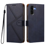 Samsung Galaxy A18 4G / A18 5G / A17 4G / A17 5G / A26 5G-etui med Diamond Stitch, PU-læder, pungetui med flip-etui og håndledsrem