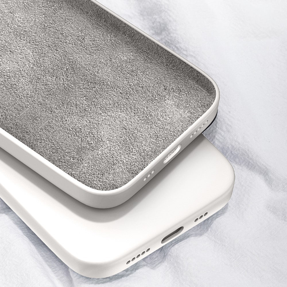 for Samsung Galaxy S23+ Anti-Fall Rubberized Mobile Phone TPU Case, Microfiber Lining Design Straight Edge Protective Cover