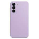 for Samsung Galaxy S23+ Anti-Fall Rubberized Mobile Phone TPU Case, Microfiber Lining Design Straight Edge Protective Cover