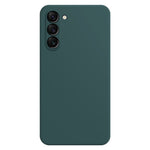 for Samsung Galaxy S23+ Anti-Fall Rubberized Mobile Phone TPU Case, Microfiber Lining Design Straight Edge Protective Cover