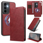 For Samsung Galaxy S25 FE Magnetic Case Detachable 2 in 1 Leather Wallet Phone Cover