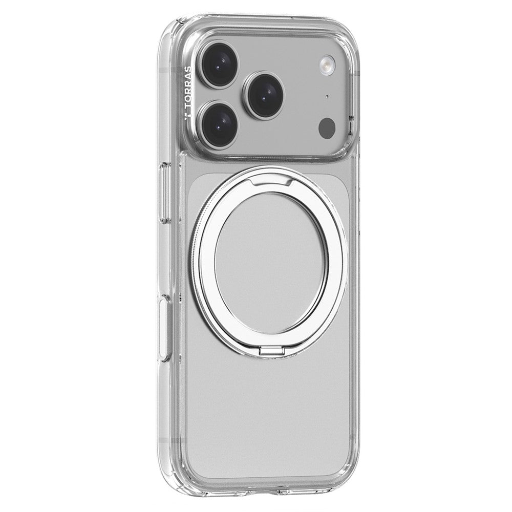 TORRAS Ostand O1 Guardian Series For iPhone 18 Pro / 17 Pro Magnetic Case Rotating Kickstand TPU + PC Phone Cover