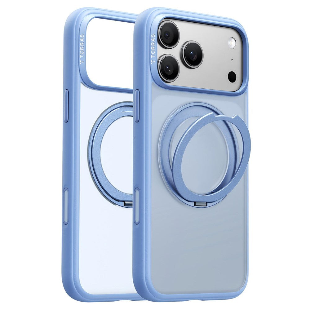 TORRAS Ostand O1 Guardian Series For iPhone 18 Pro / 17 Pro Magnetic Case Rotating Kickstand TPU + PC Phone Cover