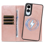 For Samsung Galaxy S25 Edge Magnetic Case Detachable 2 in 1 Leather Wallet Phone Cover