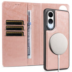For Samsung Galaxy S25 Edge Magnetic Case Detachable 2 in 1 Leather Wallet Phone Cover