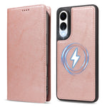 For Samsung Galaxy S25 Edge Magnetic Case Detachable 2 in 1 Leather Wallet Phone Cover