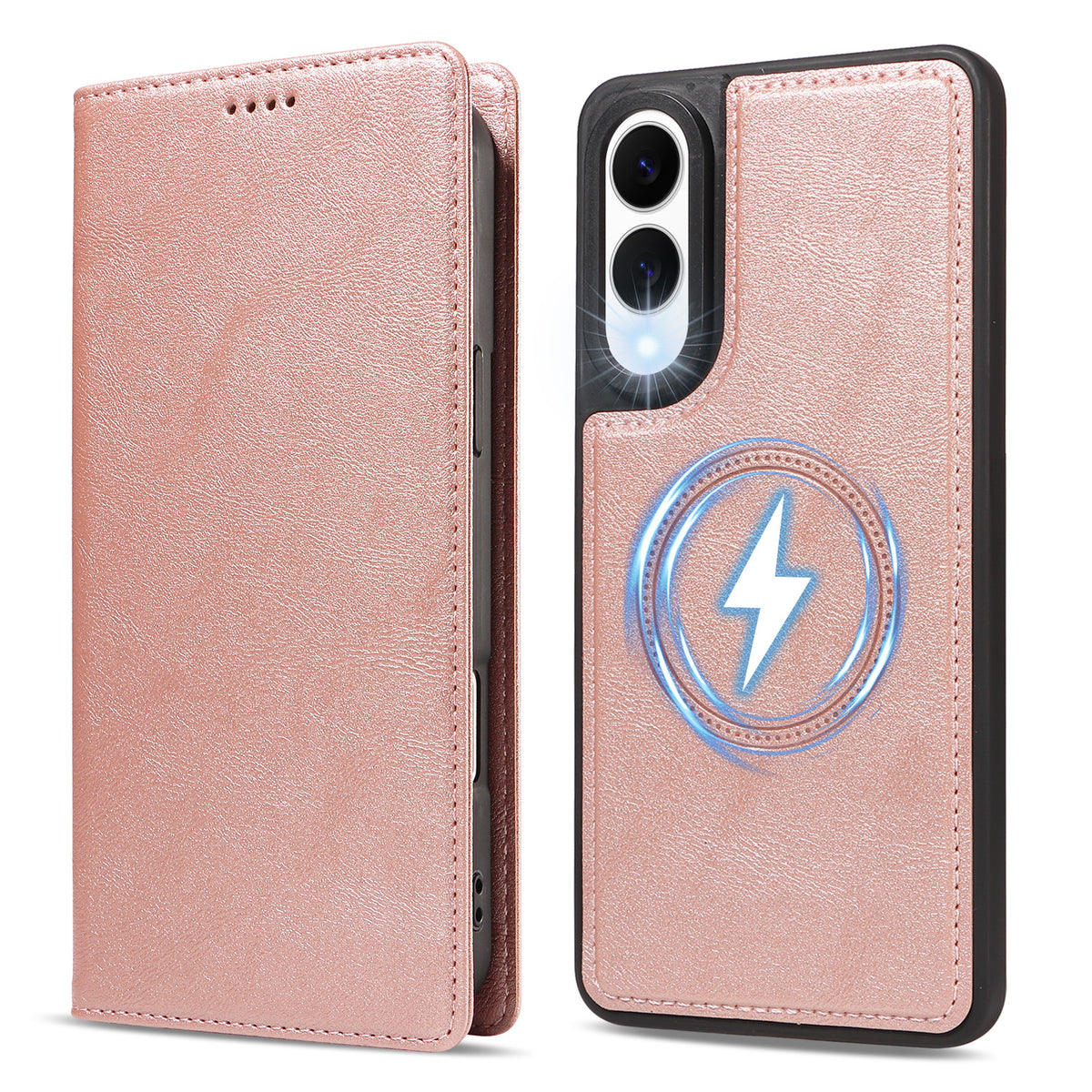 For Samsung Galaxy S25 Edge Magnetic Case Detachable 2 in 1 Leather Wallet Phone Cover