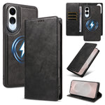 For Samsung Galaxy S25 Edge Magnetic Case Detachable 2 in 1 Leather Wallet Phone Cover
