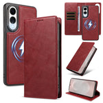 For Samsung Galaxy S25 Edge Magnetic Case Detachable 2 in 1 Leather Wallet Phone Cover