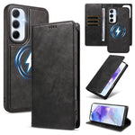 Til Samsung Galaxy A55 5G Magnetisk Etui Aftageligt 2-i-1 Læder Pung Telefoncover