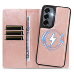 For Samsung Galaxy S24+ / Galaxy S25+ Magnetic Case Detachable 2 in 1 Leather Wallet Phone Cover