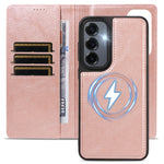 For Samsung Galaxy S24+ / Galaxy S25+ Magnetic Case Detachable 2 in 1 Leather Wallet Phone Cover