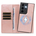 For Samsung Galaxy S23 Ultra Magnetic Case Detachable 2 in 1 Leather Wallet Phone Cover