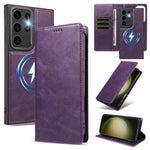 For Samsung Galaxy S23 Ultra Magnetic Case Detachable 2 in 1 Leather Wallet Phone Cover