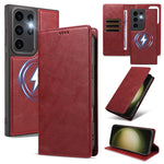 For Samsung Galaxy S23 Ultra Magnetic Case Detachable 2 in 1 Leather Wallet Phone Cover
